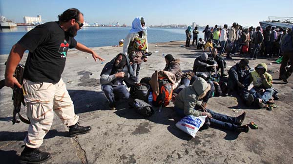 Gambian migrants libya