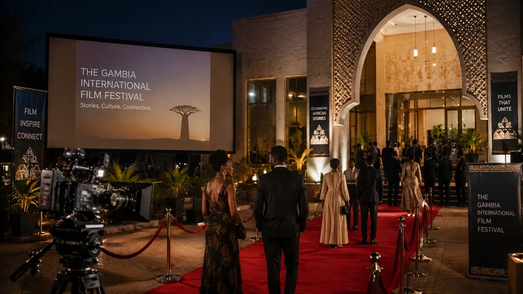 Gambia International Film Festival event in Banjul.